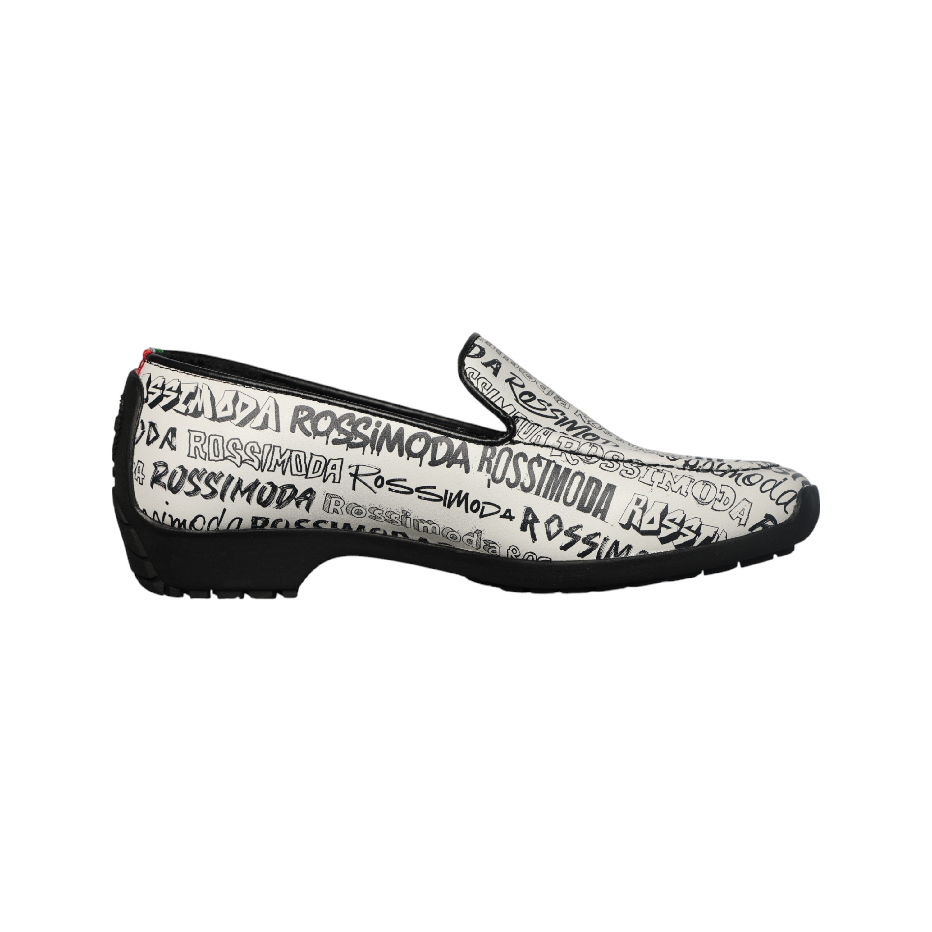 Rossimoda Loafer Gt900 Graffico Impressao Black-White